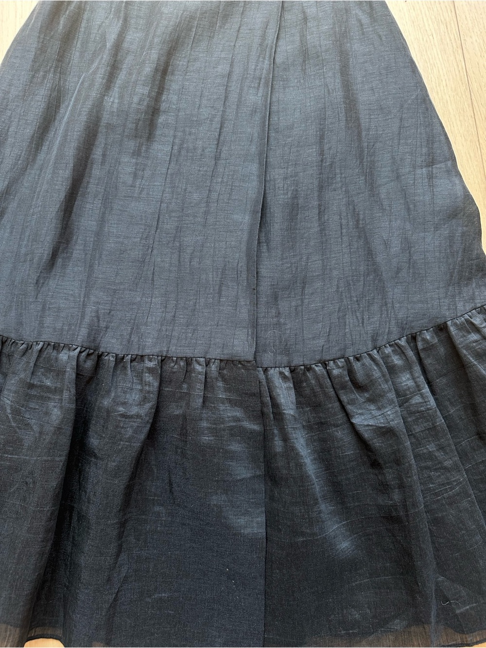 Sandro Wrapover Ruffle Skirt - Picture 9 of 16